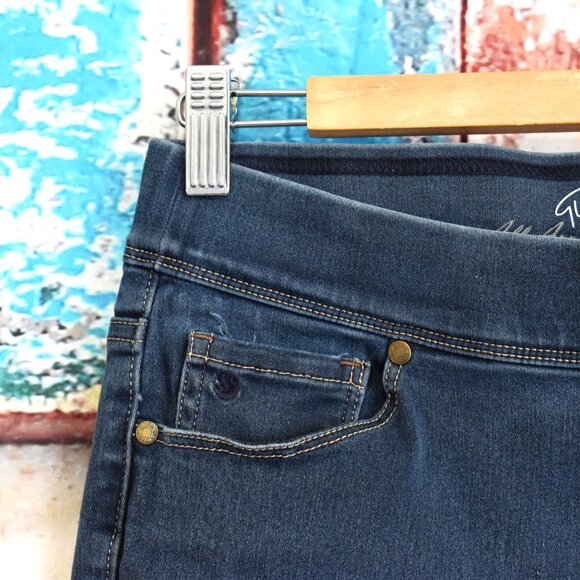 Women's Gloria Vanderbilt Avery Slim Jeans Pull On SIZE 6 Missy PRE-OWNED - Picture 3 of 9